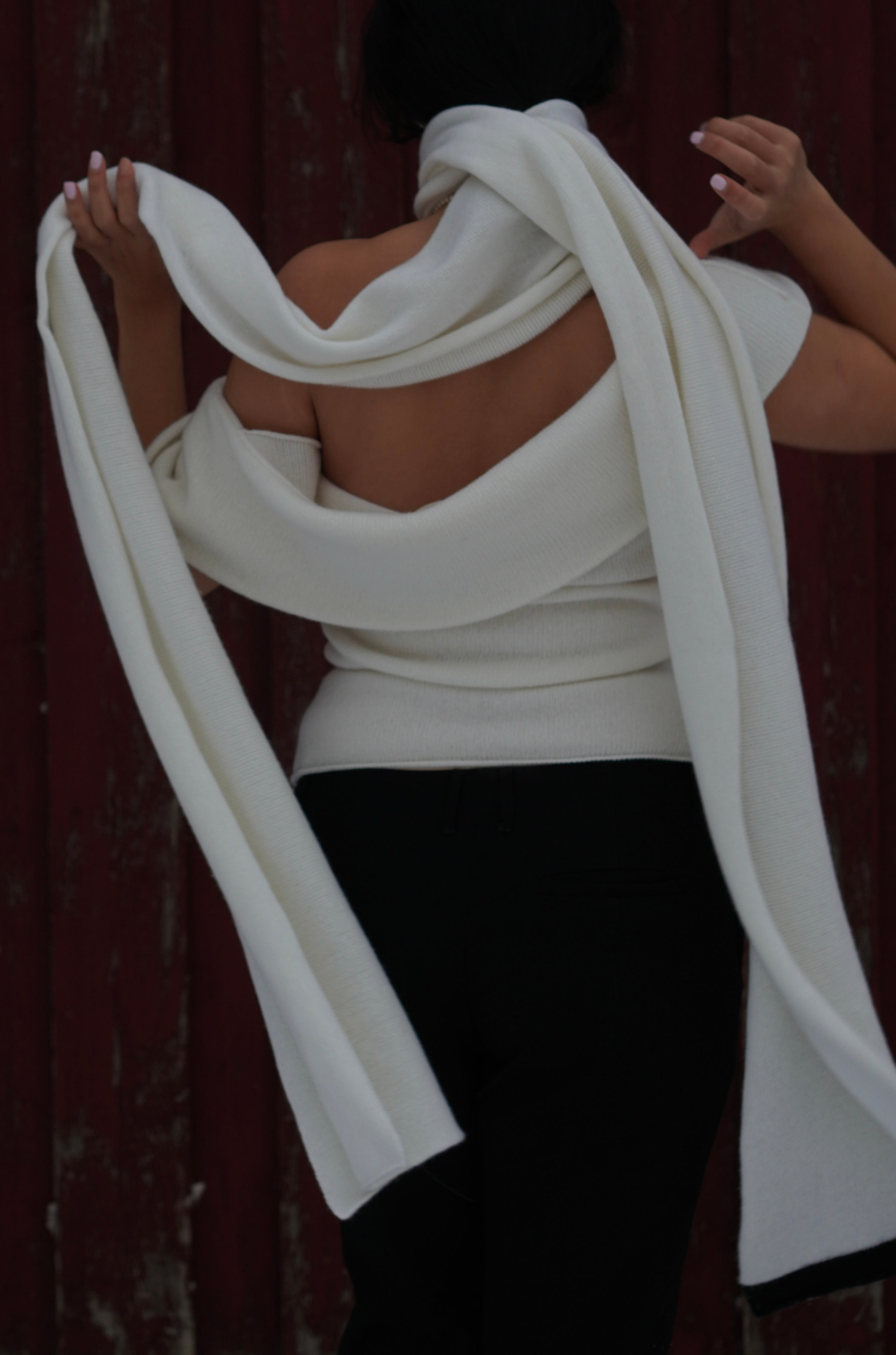 Super size wool scarf