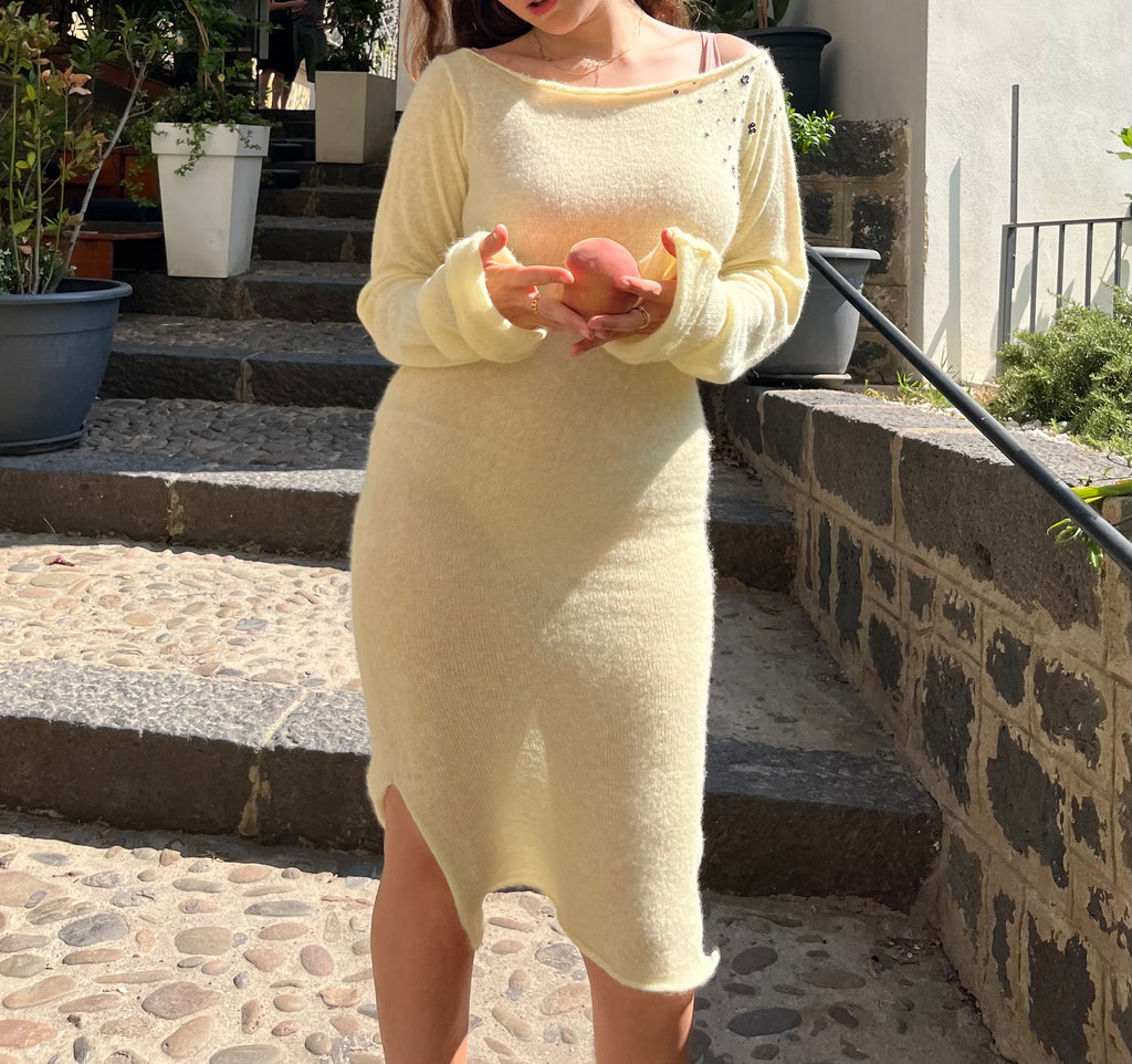 Soleil alpaca dress