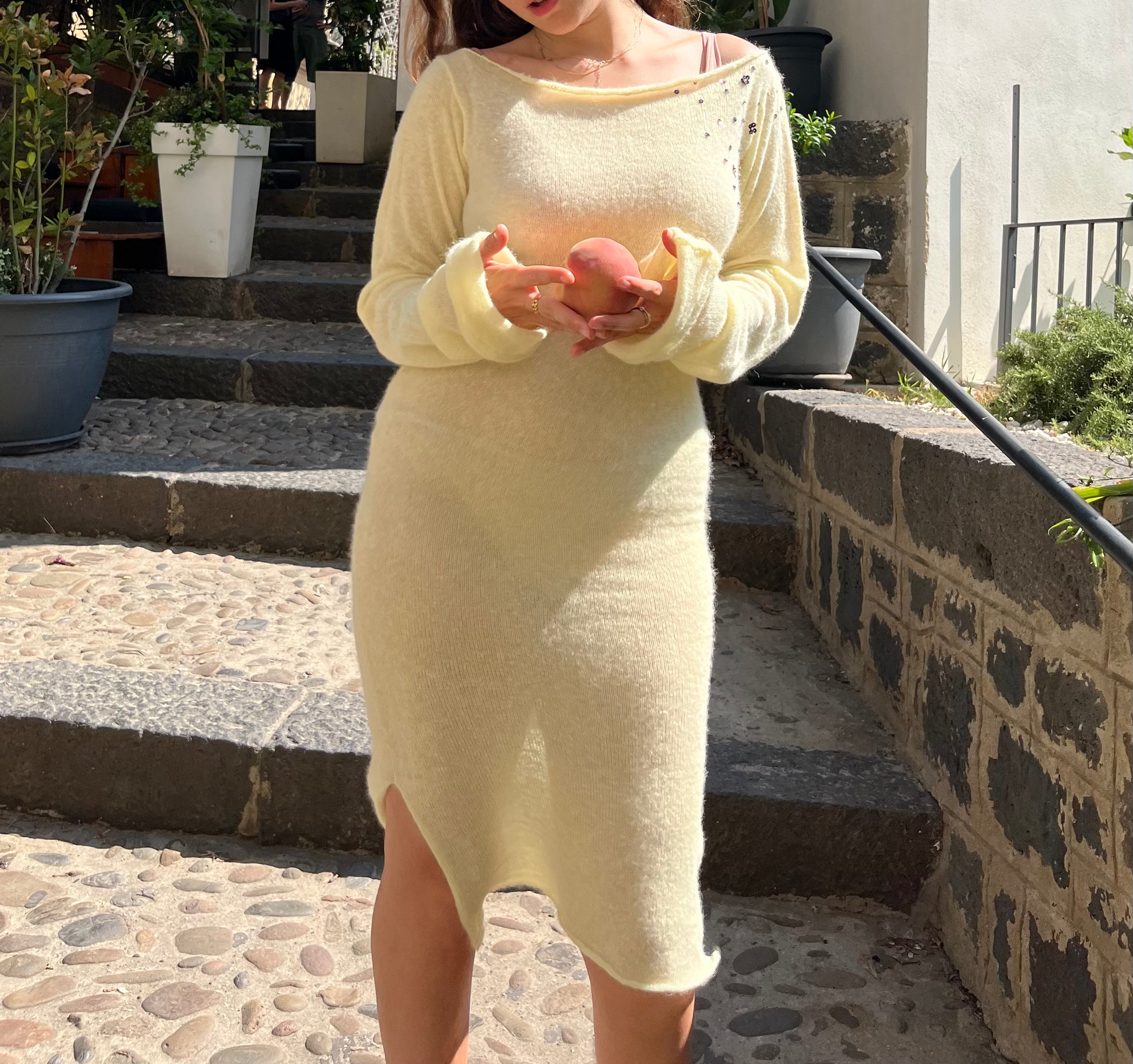 Soleil alpaca dress