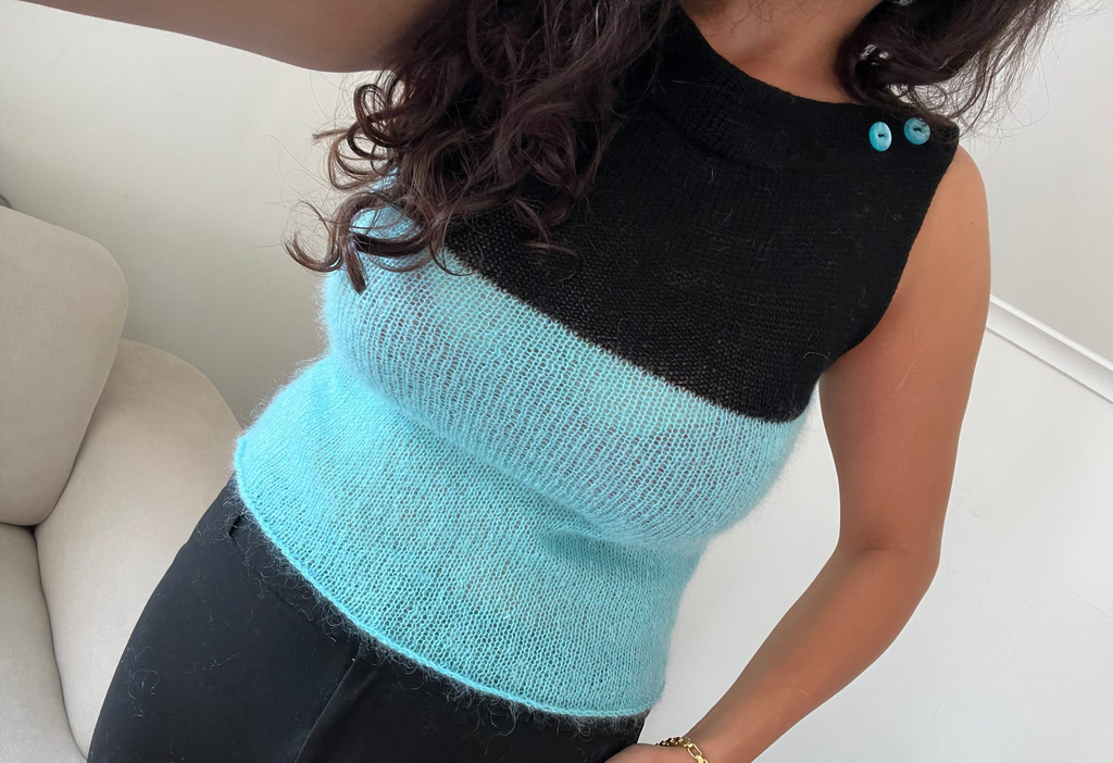Aquamarine candy top
