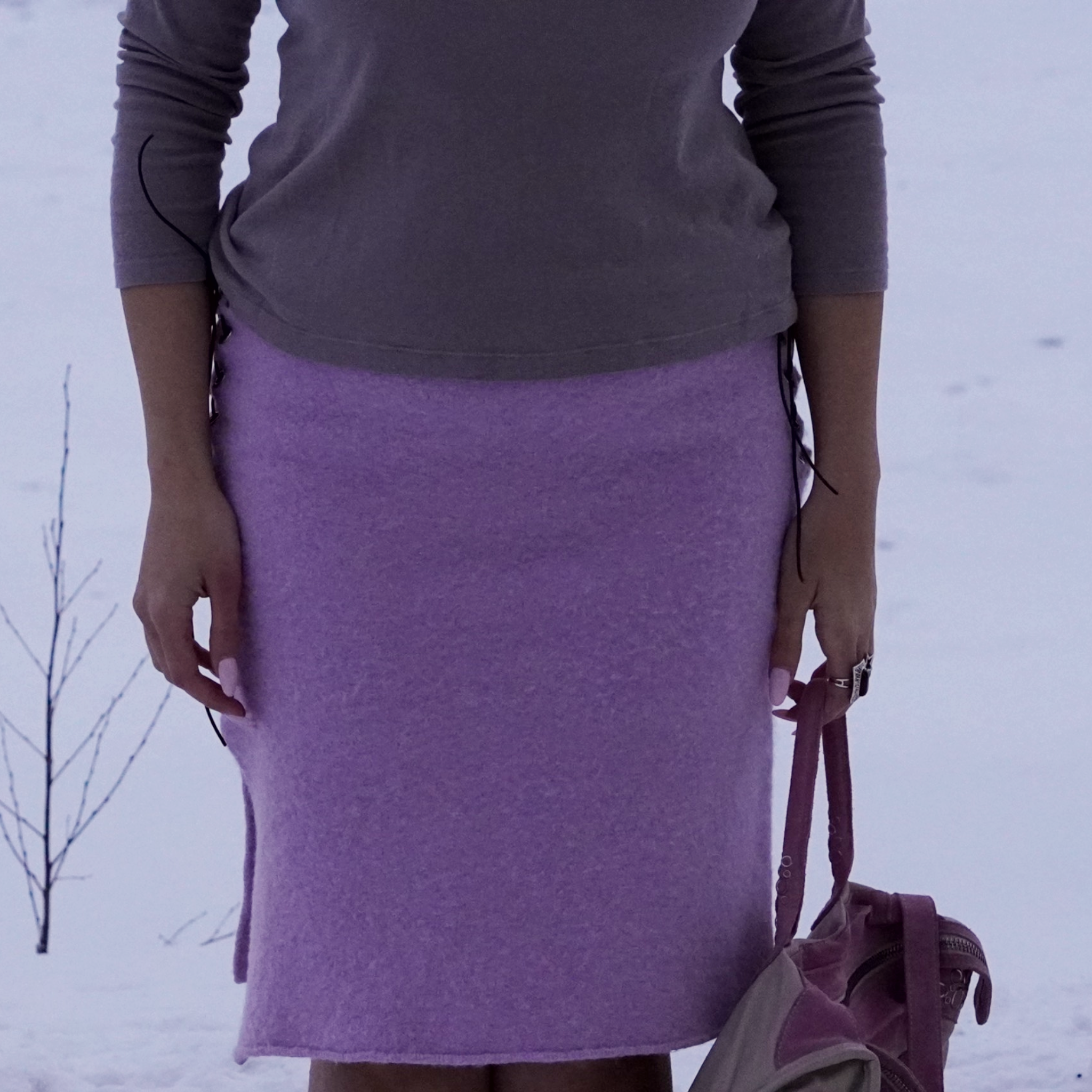 Felted skirt